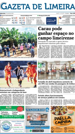 Capa do Dia